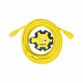 Kento Gear 30 ft. Cord & 5 Outlet Adapter Outdoor Yellow Jacket Power Set KE3631277